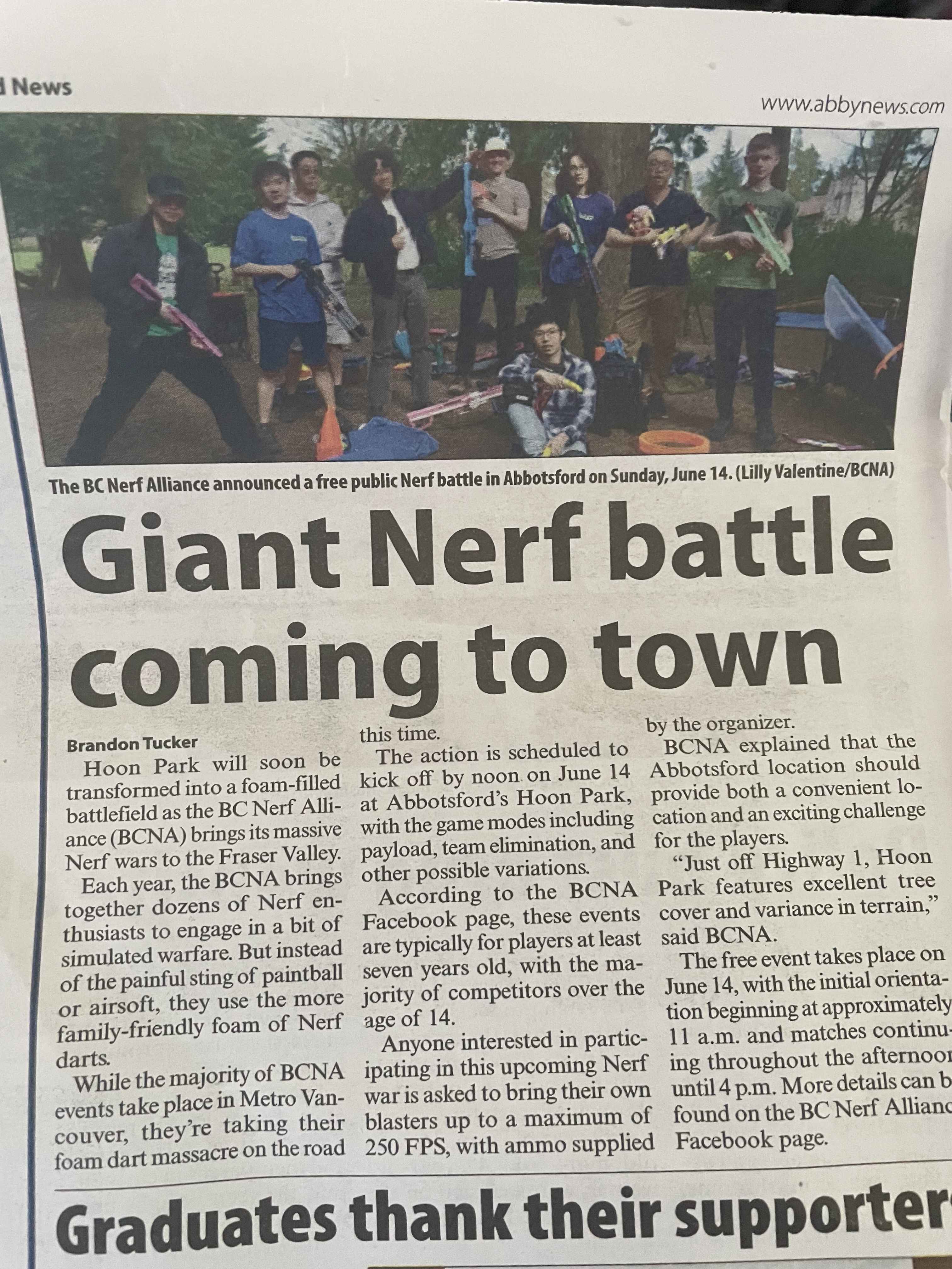 Nerf on the news